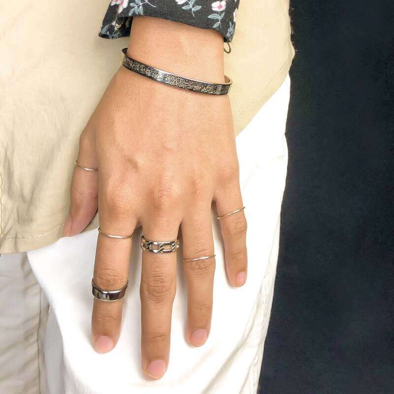 Bracelet gravé Ayat Al-Kursi